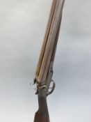 James Purdey & Sons 12 bore side by side bar-in-wood hammer action shotgun with named and finely