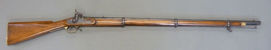 Issac Hollis & Sons officer's private purchase Lee Enfield three band rifle with brass trigger