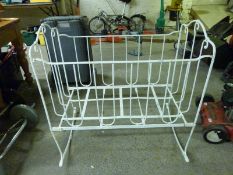 A 19thC / 20thC folding metal cot