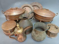 A 19thC dallah, Victorian jug,