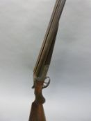Halloway & Co 12 bore side by side shotgun with named and engraved locks,
