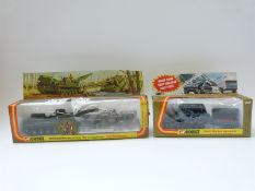 Two Corgi Toys diecast model military vehicle sets,