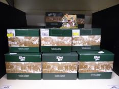 Twenty-six dark green boxed Lilliput Lane cottages to include Snow Stories,