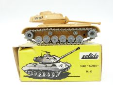 Solido diecast model military Tank 'Patton' 202,