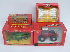 Four Britains 1:32 scale diecast model farm vehicles and accessory sets,