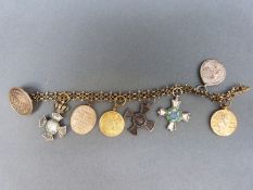 Seven Imperial German miniature medals comprising Kaiser Wilhelm I centenary medal,