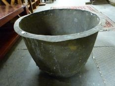 A riveted copper copper,