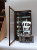 Over 50 diecast model soldiers all named and signed to the bases,