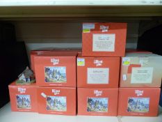 Twenty two pink boxed Lilliput Lane cottages to include Cornflower Cottage,