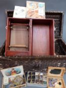 A quantity of beads and associated items,