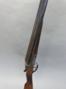 JS Sharpe of Aberdeen 12 bore side by side ejector shotgun with double trigger,