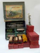 Hornby 0 gauge train set with LNER 0-4-0 460 clockwork locomotive together with a collection of