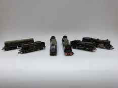 Six Hornby Dublo 00 gauge BR locomotives 4-6-2 Silver King 60016, 4-6-2 Duchess of Montrose 46232,