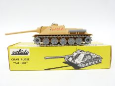 Solido diecast model military Char Russe 'SU 100' 208,