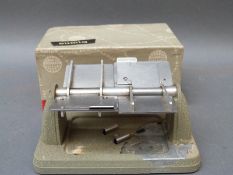 A cased Zeiss Ikon Nettar folding camera, folding Agfa camera,