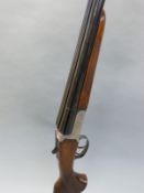 Zabala 12 bore side by side ejector shotgun with ornately engraved locks, top lever and top plate,