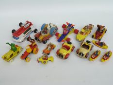 Fourteen Corgi Toys and Corgi Comics novelty,