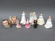 Royal Doulton figures Minuet, My First Figurine and Paisley Shawl M4,