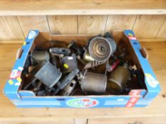 Nine vintage blow lamps including Bladon,