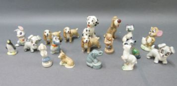 A collection of Wade Whimsies including Disney