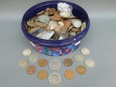 A collection of coins, Victorian to modern,