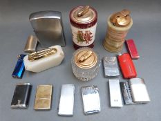 A quantity of lighters to include Colibri,