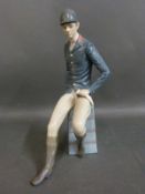 A Lladro figure of a horseman