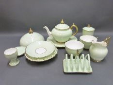 Coalport breakfast set for one including a muffin dish,