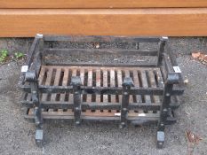 A blacksmith made fire basket