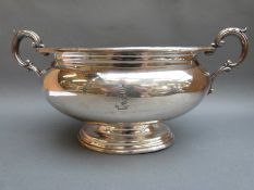 Cunard Steamship Company Ltd twin-handled pedestal tureen,