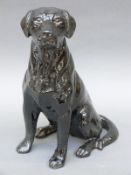 Beswick black fireside Labrador