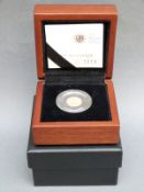 A gold quarter sovereign