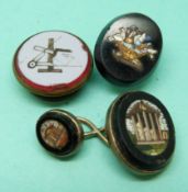 A micro mosaic stud,