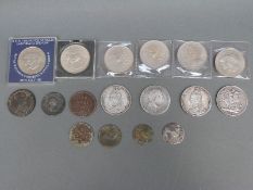 Elizabeth I sixpence, cartwheel penny,