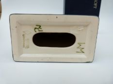 A Moorcroft limited edition clock in original box,
