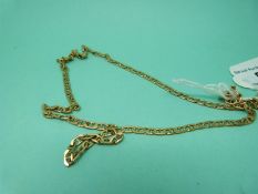 A 9ct gold necklace (12g)