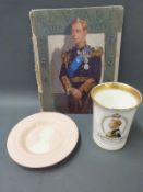 Minton Edward VIII commemorative beaker,