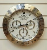 Rolex Daytona advert clock