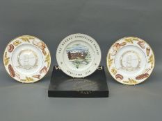 Two Wedgwood limited edition plates,