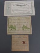 Mafeking Siege notes 1900 Boer War issued by Col Baden Powell, to include S652 two shillings No.