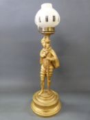 A late 19thC / early 20thC spelter figural 