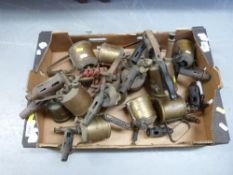 Eleven vintage blow lamps including Primus, Optimus,