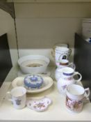 A quantity of ceramics to include Coalport,