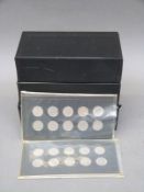 An amateur collection of English sixpences ranging from 1963-1967,