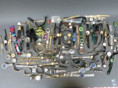 Approximately 100 various ladies and gentleman's wristwatches
