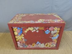A painted trunk,