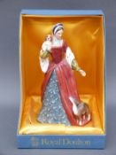 Royal Doulton figurine Anne Boleyn HN3232 with certificate
