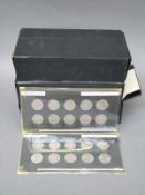 An amateur collection of English shillings ranging from 1958-1966,