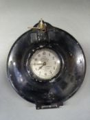 An early commercial aluminium cased Servis Recorder clock, Gloucester,