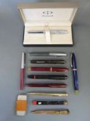 A quantity of pens to include Campion, Mentone, Paramount,